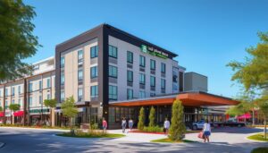 convenient lodging near shopping