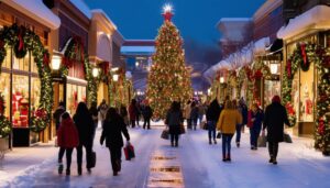 holiday shopping at outlets
