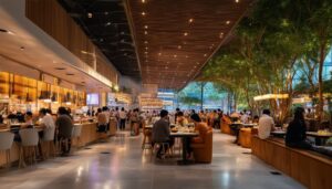outlet mall dining options