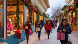 outlet mall gift shopping