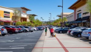 outlet mall parking advice