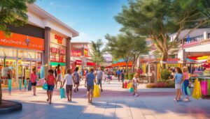 outlet malls offer both shopping and entertainment